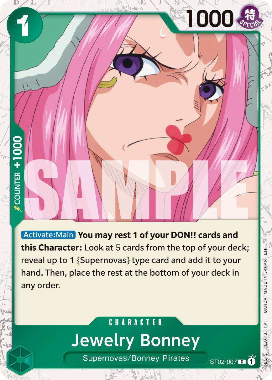 Jewelry Bonney, Premium Booster -The Best- Vol. 2 · ST02-007