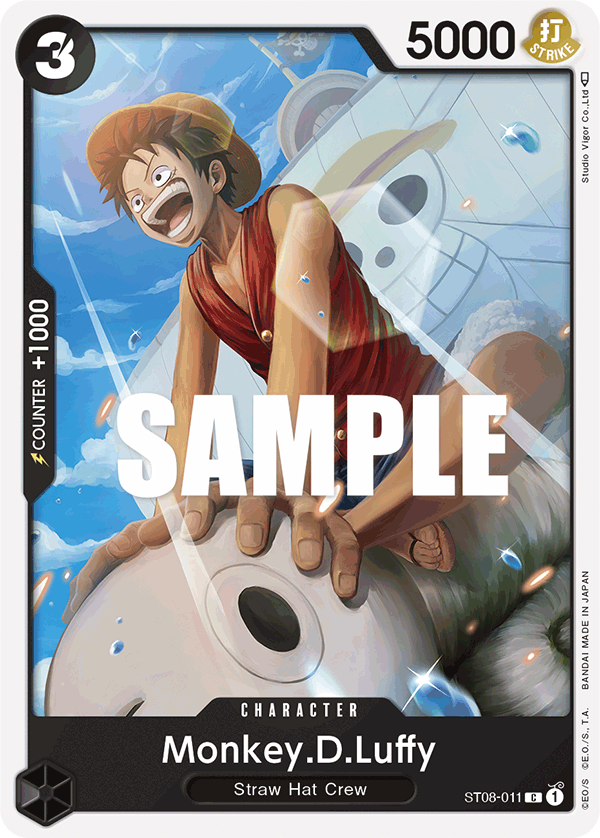 Monkey.D.Luffy, ST-08: Starter Deck 8 Monkey.D.Luffy · ST08-011