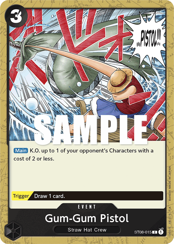 Gum-Gum Pistol, ST-08: Starter Deck 8 Monkey.D.Luffy · ST08-015