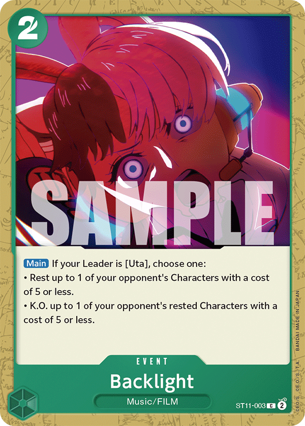 Backlight, ST-11: Starter Deck 11 Uta · ST11-003