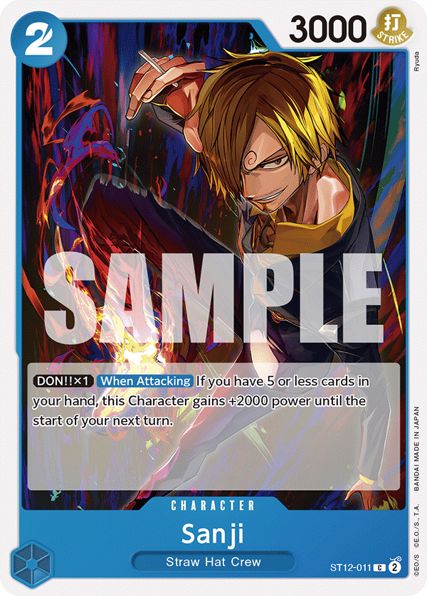 Sanji, ST-12: Starter Deck 12 Zoro and Sanji · ST12-011
