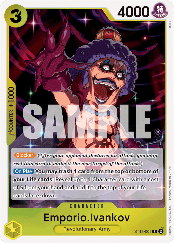 Emporio.Ivankov, ST-13: Ultra Deck The Three Brothers · ST13-005