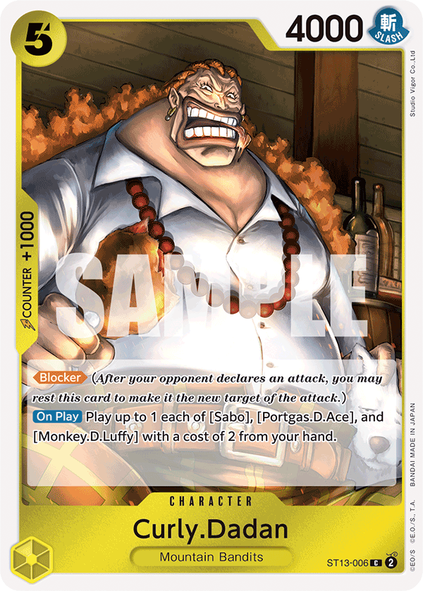 Curly.Dadan, ST-13: Ultra Deck The Three Brothers · ST13-006