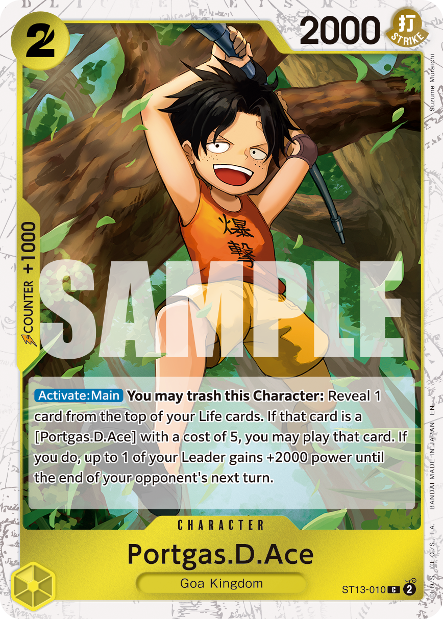 Portgas.D.Ace, Premium Booster -The Best- Vol. 2 · ST13-010