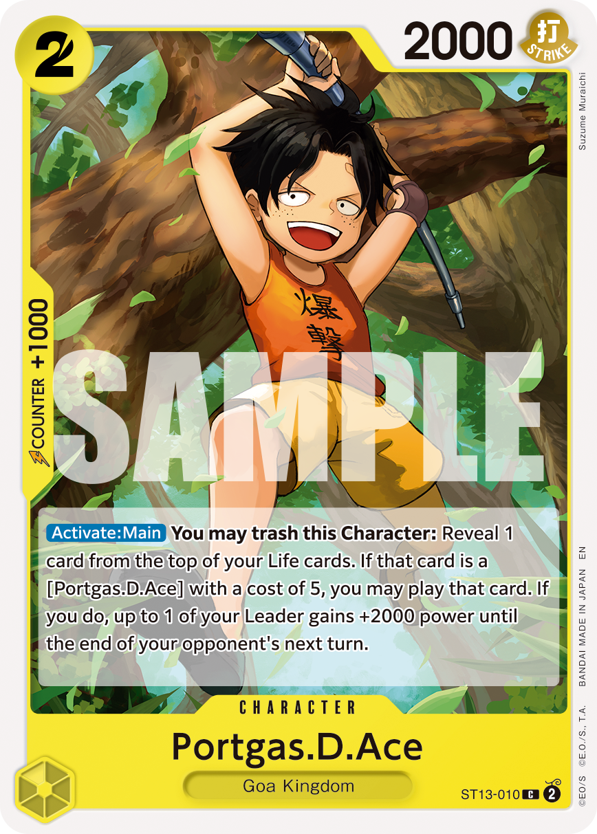 Portgas.D.Ace, Premium Booster -The Best- Vol. 2 · ST13-010
