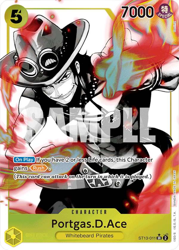 Portgas.D.Ace, ST-13: Ultra Deck The Three Brothers · ST13-011