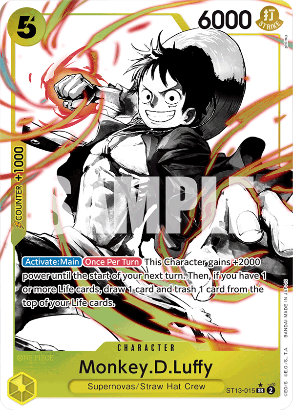 Monkey.D.Luffy, ST-13: Ultra Deck The Three Brothers · ST13-015