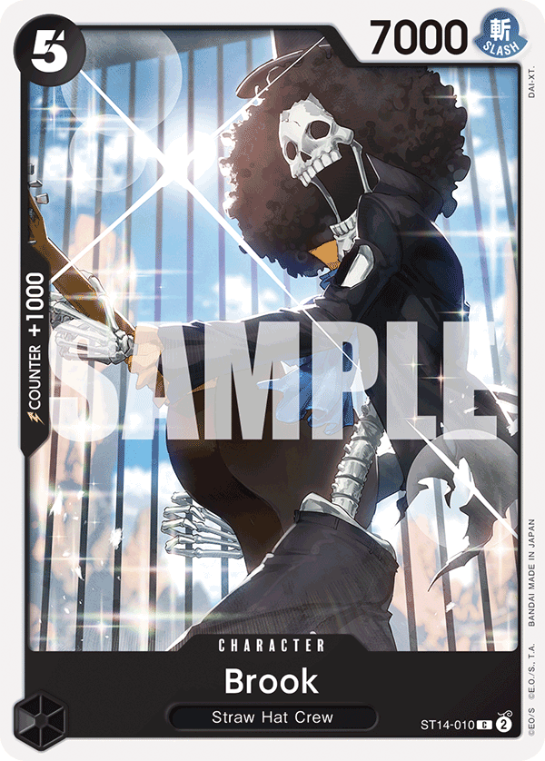 Brook, ST-26: Starter Deck 26 PURPLE/BLACK Monkey.D.Luffy · ST14-010