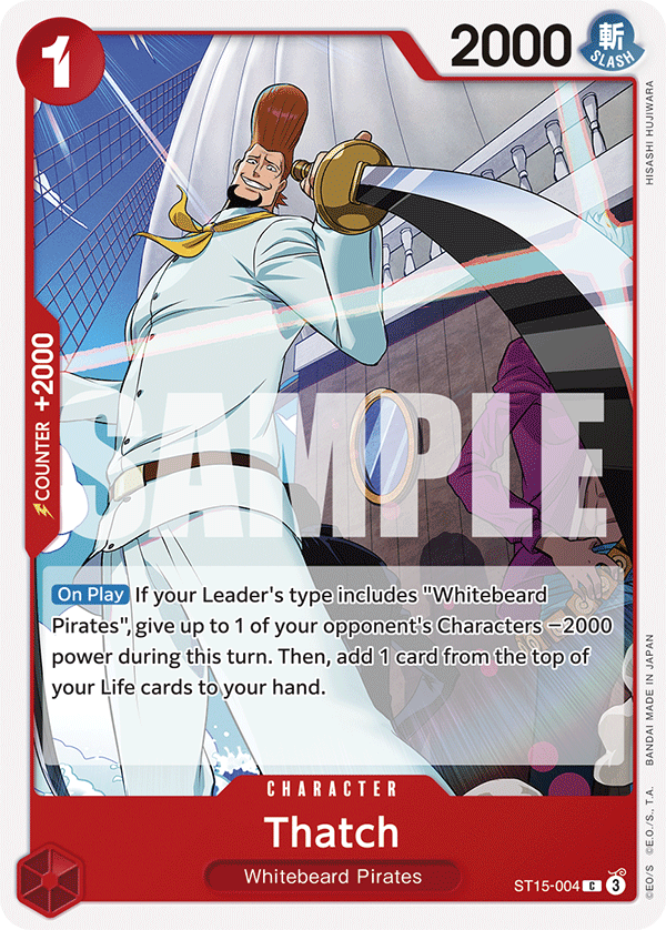 Thatch, One Piece Promotion Cards · ST15-004