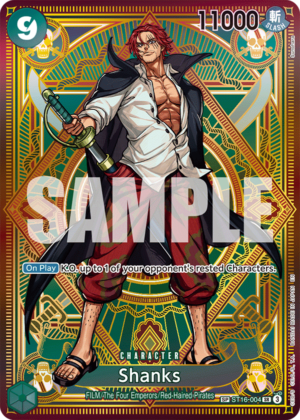 Shanks, A Fist of Divine Speed · ST16-004