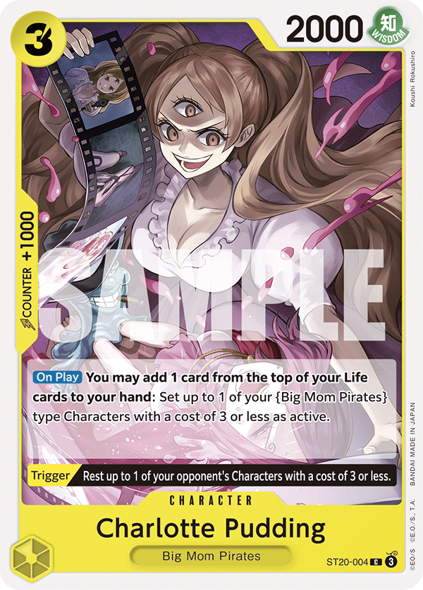 Charlotte Pudding, ST-20: Starter Deck 20 YELLOW Charlotte Katakuri · ST20-004