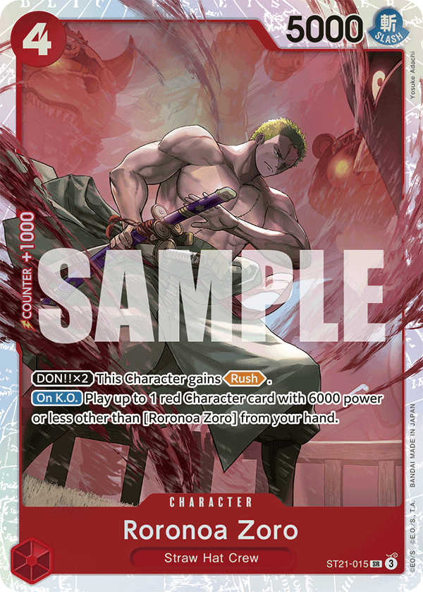 Roronoa Zoro, Learn Together Deck Set · ST21-015