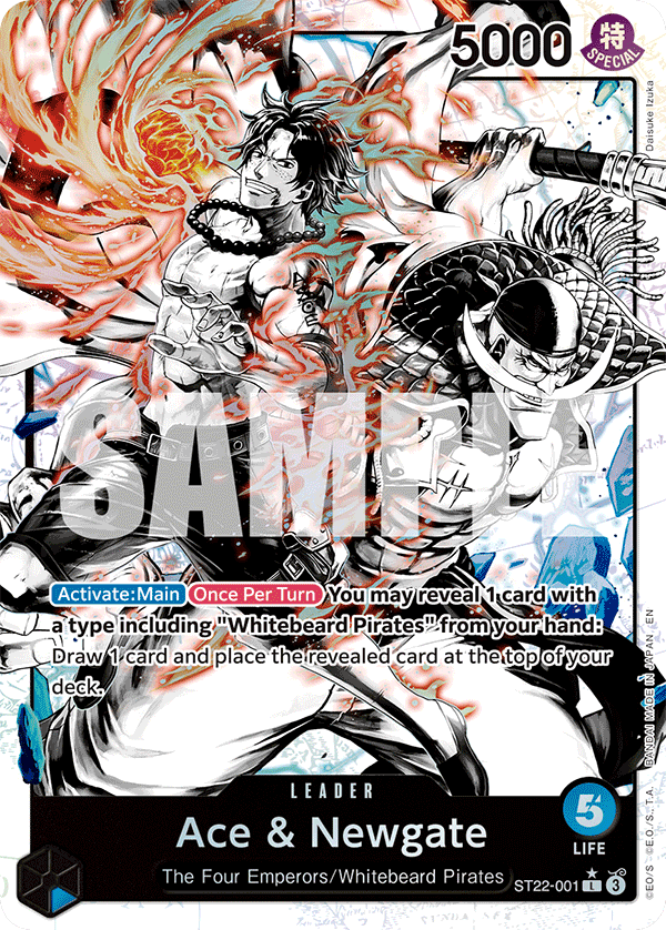 Ace & Newgate, ST-22: Starter Deck 22 Ace & Newgate · ST22-001