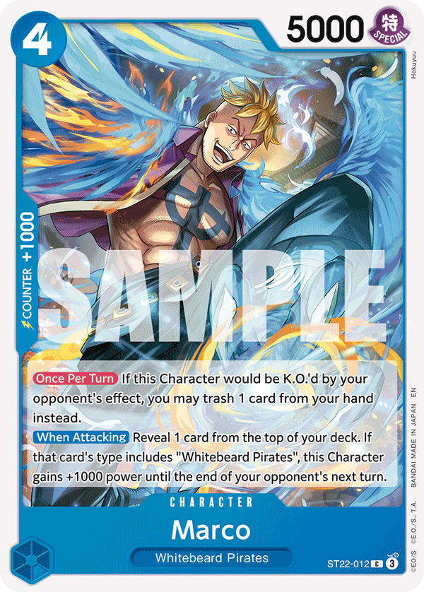 Marco, ST-22: Starter Deck 22 Ace & Newgate · ST22-012