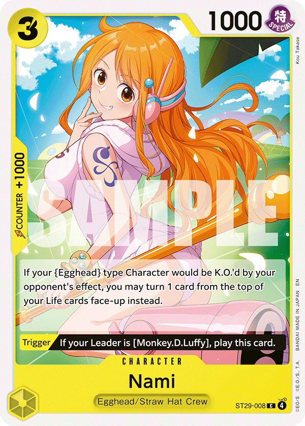 Nami, ST-29: Starter Deck 29 Egghead · ST29-008