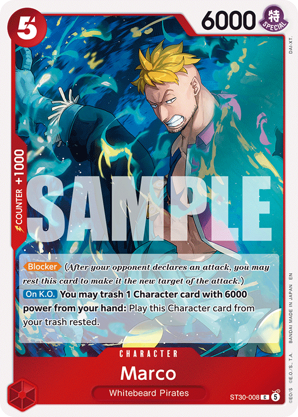 Marco, ST-30: Starter Deck 30 EX Luffy & Ace · ST30-008
