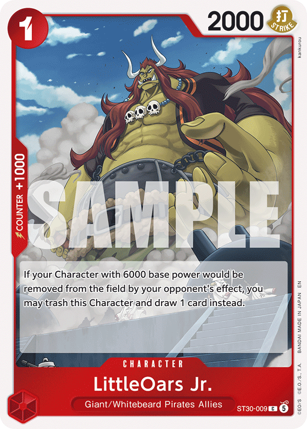 LittleOars Jr., ST-30: Starter Deck 30 EX Luffy & Ace · ST30-009