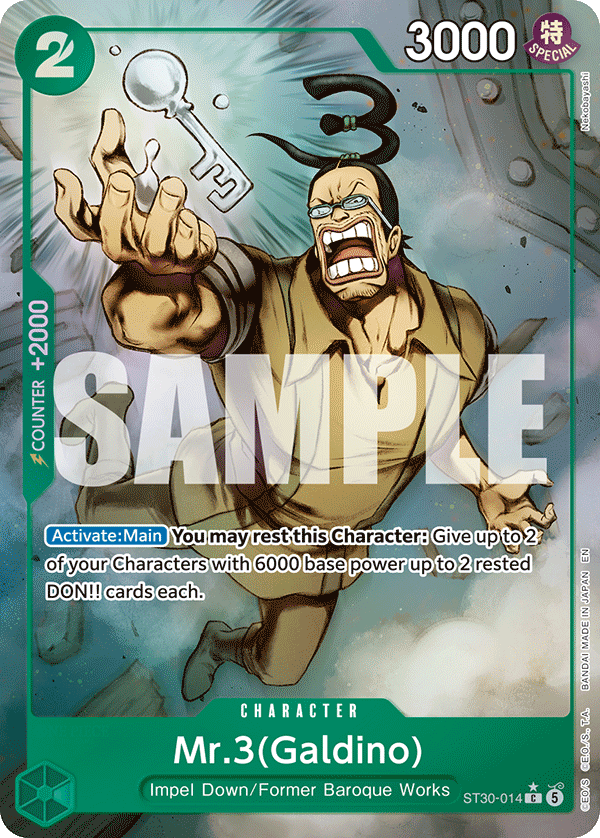 Mr.3, ST-30: Starter Deck 30 EX Luffy & Ace · ST30-014