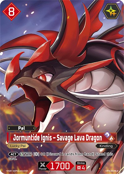 Jormuntide Ignis - Savage Lava Dragon, BP01: Dawn of Palpagos · EBP01-001OSR