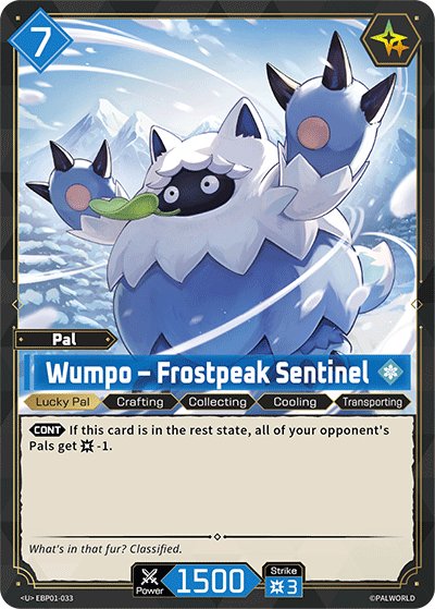 Wumpo - Frostpeak Sentinel, BP01: Dawn of Palpagos · EBP01-033