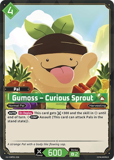Gumoss - Curious Sprout, BP01: Dawn of Palpagos · EBP01-058