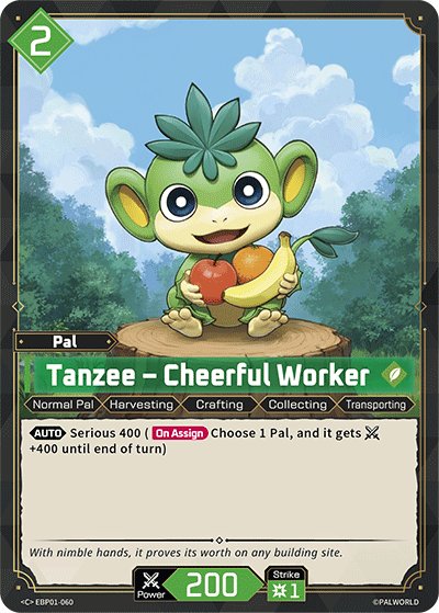 Tanzee - Cheerful Worker, BP01: Dawn of Palpagos · EBP01-060