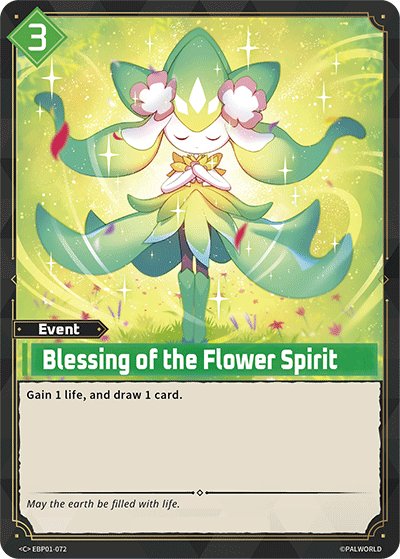 Blessing of the Flower Spirit, BP01: Dawn of Palpagos · EBP01-072