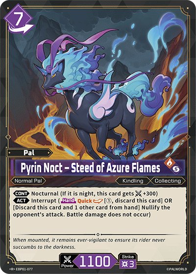 Pyrin Noct - Steed of Azure Flames, BP01: Dawn of Palpagos · EBP01-077