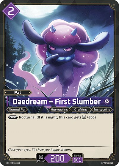 Daedream - First Slumber, BP01: Dawn of Palpagos · EBP01-080
