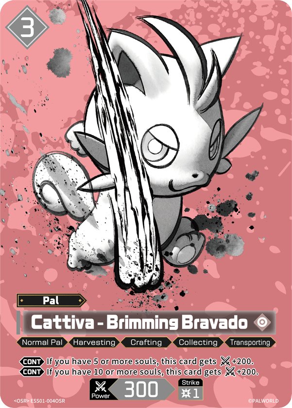 Cattiva - Brimming Bravado, Sleeve and Card Set Vol. 1 · ESS01-004OSR