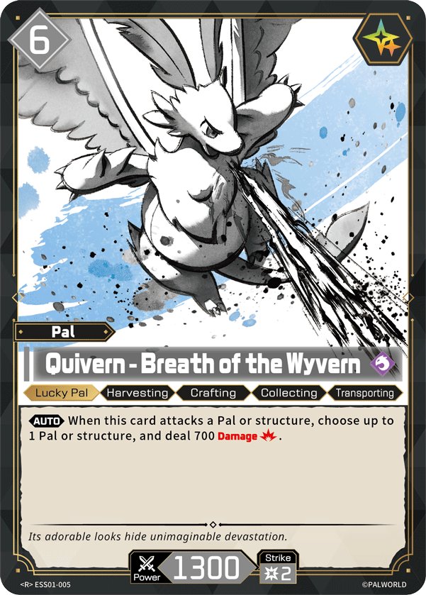 Quivern - Breath of the Wyvern, Sleeve and Card Set Vol. 1 · ESS01-005