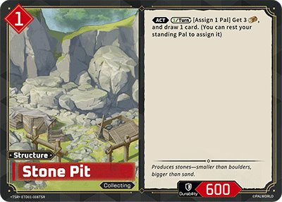 Stone Pit, TD01: Dawn of Palpagos Red•Blue · ETD01-008TSR