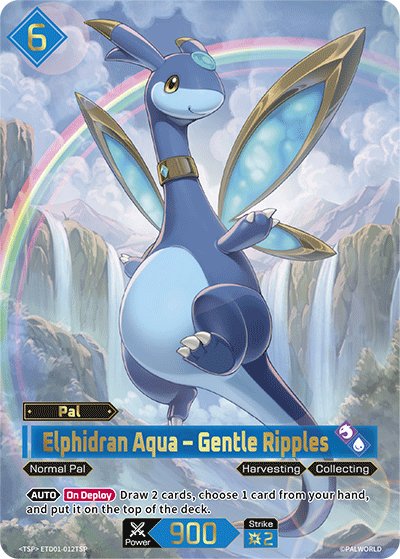 Elphidran Aqua - Gentle Ripples, TD01: Dawn of Palpagos Red•Blue · ETD01-012TSP