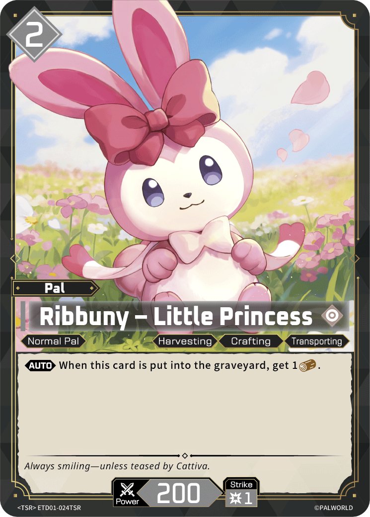 Ribbuny - Little Princess, TD01: Dawn of Palpagos Red•Blue · ETD01-024TSR