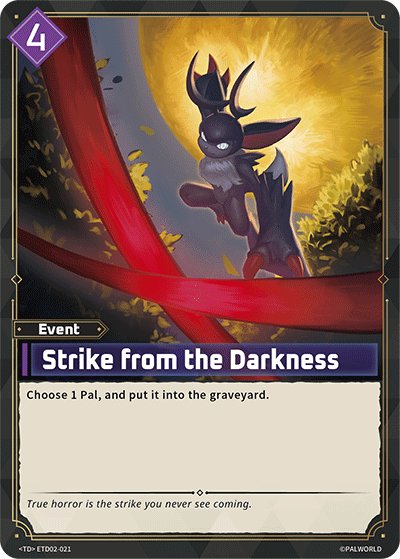 Strike from the Darkness, TD02: Dawn of Palpagos Green•Purple · ETD02-021