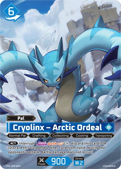 Cryolinx - Arctic Ordeal, Palworld Promo Cards · EPR-005S