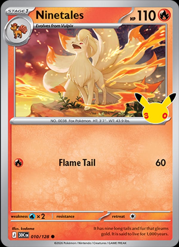 Ninetales, ME: 30th Celebration · 010/128