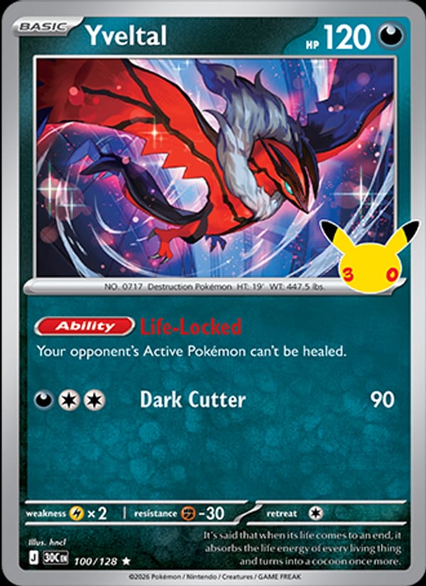 Yveltal, ME: 30th Celebration · 100/128