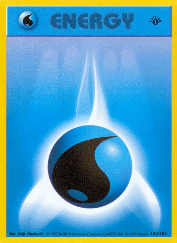 Water Energy, Base Set (Shadowless) · 102/102