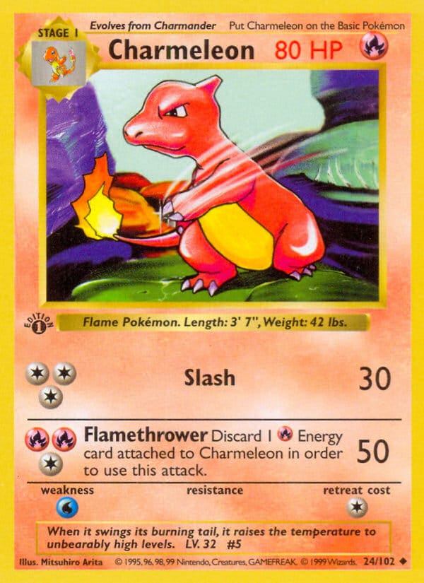 Charmeleon, Base Set · 024/102