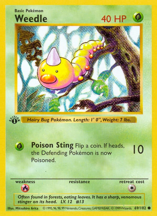 Weedle, Base Set · 069/102