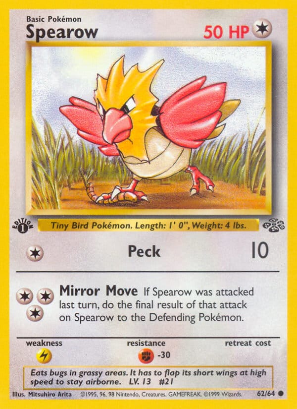 Spearow, Jungle · 62/64