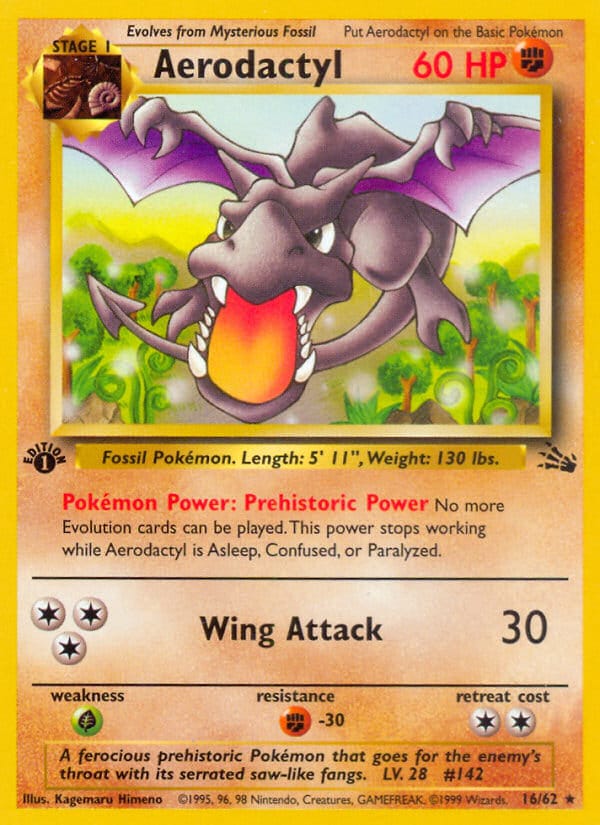 Aerodactyl, Fossil · 16/62