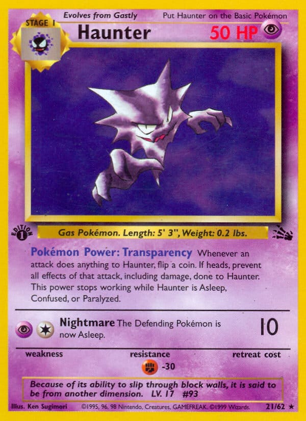 Haunter, Fossil · 21/62