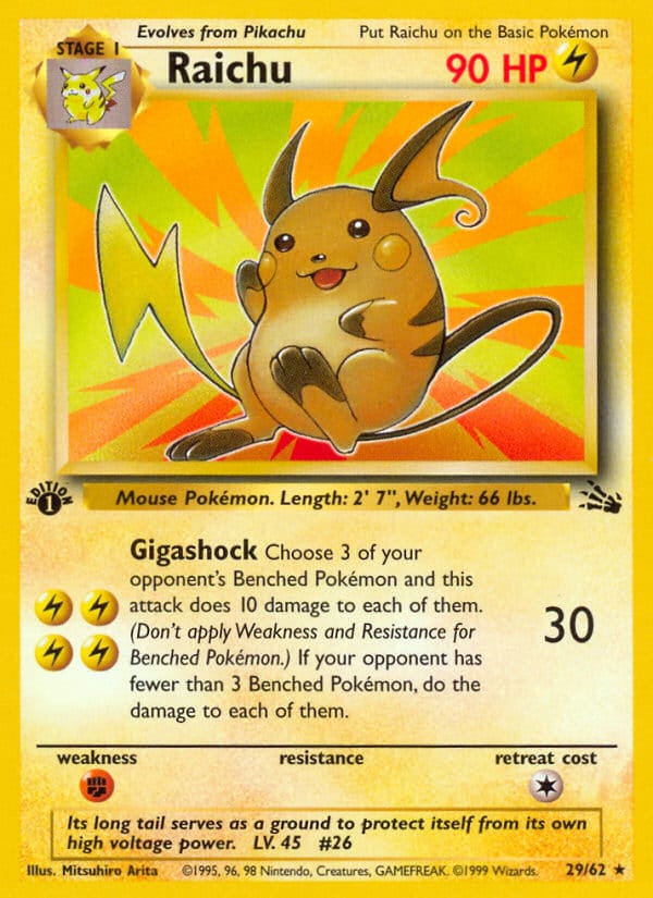 Raichu, Fossil · 29/62