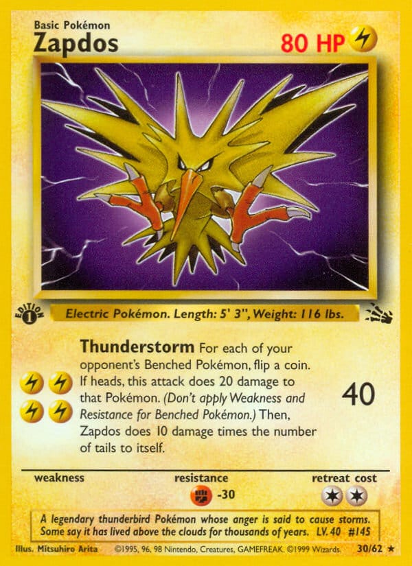 Zapdos, Fossil · 30/62