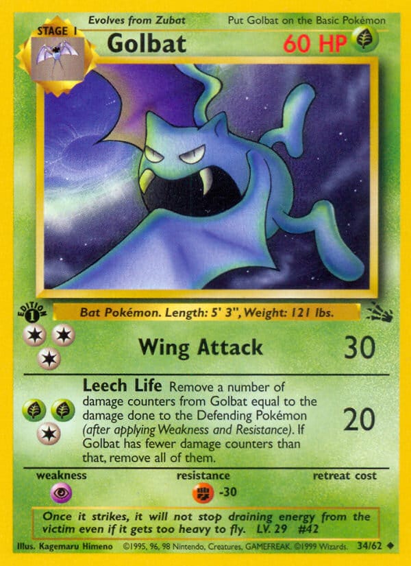 Golbat, Fossil · 34/62