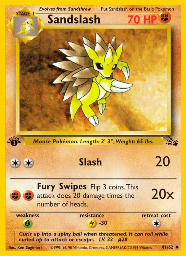 Sandslash, Fossil · 41/62