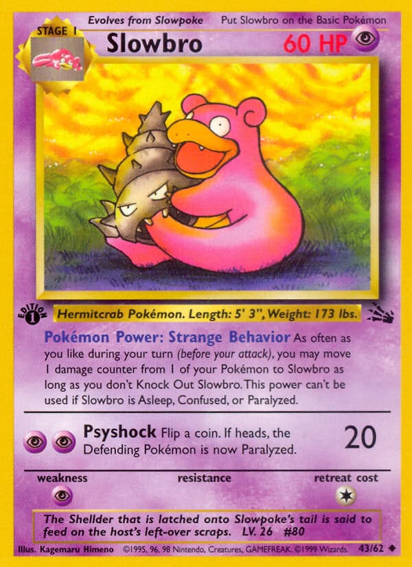 Slowbro, Fossil · 43/62