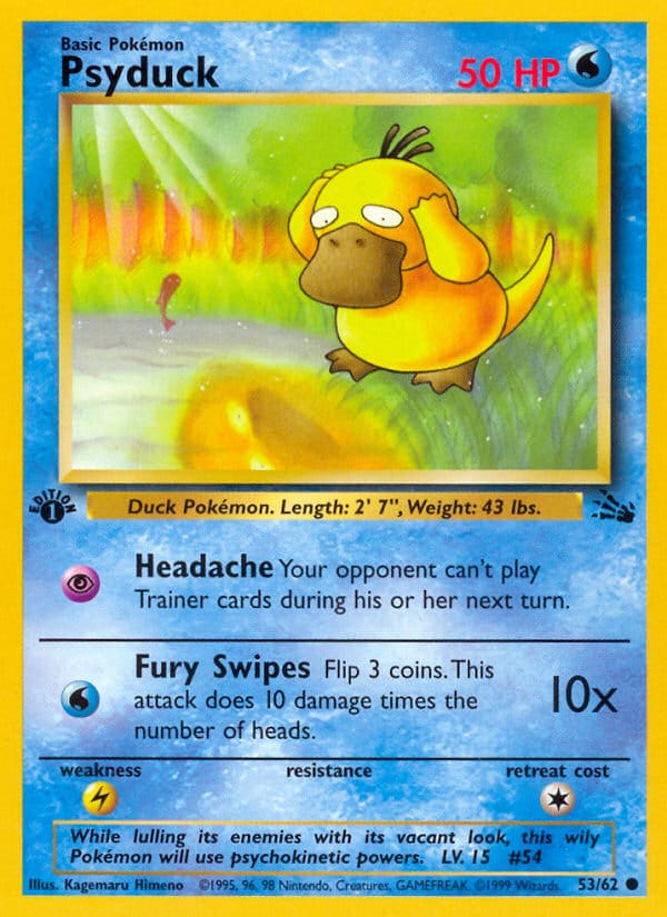 Psyduck, Fossil · 53/62